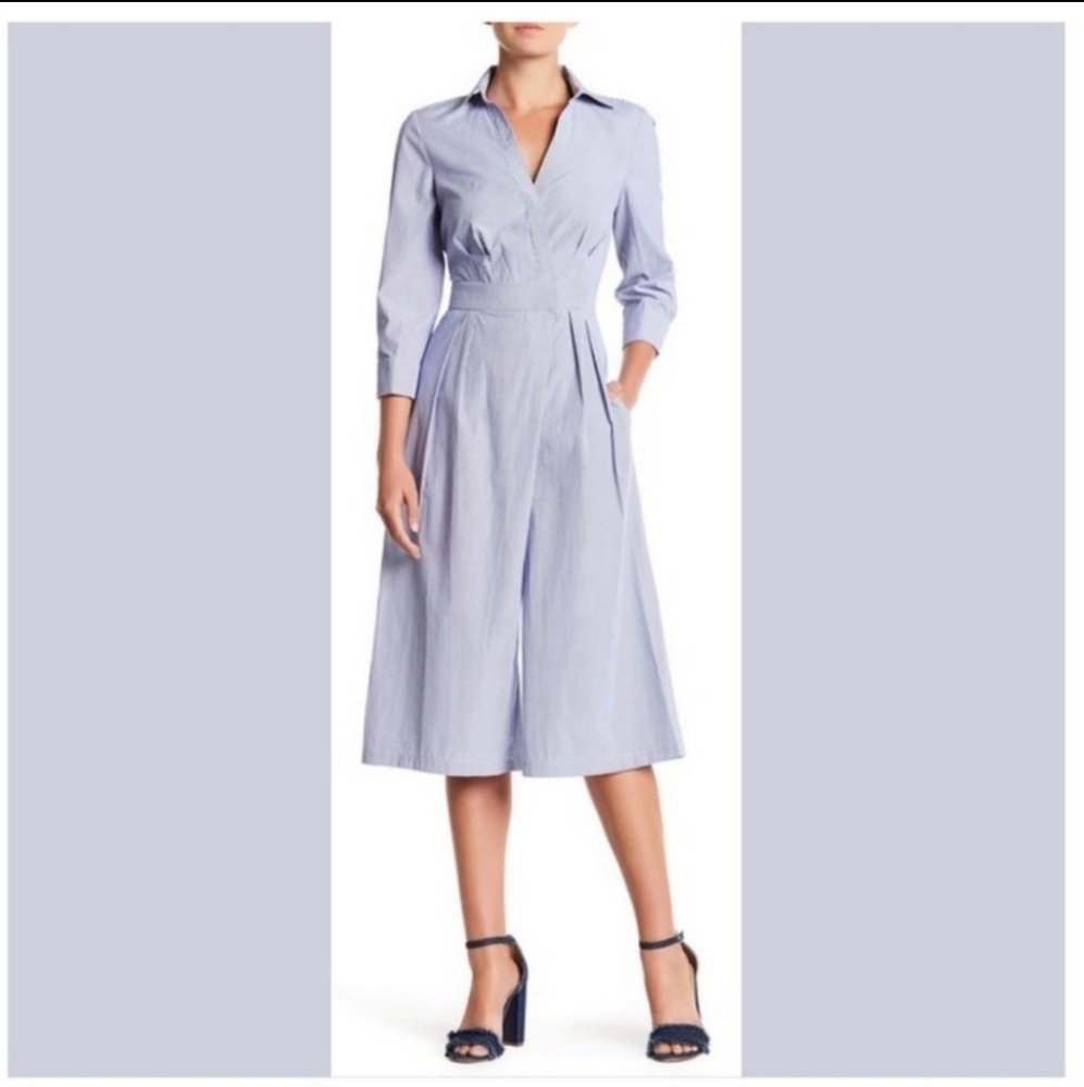 New ECI Nordstrom striped print jumpsuit 12